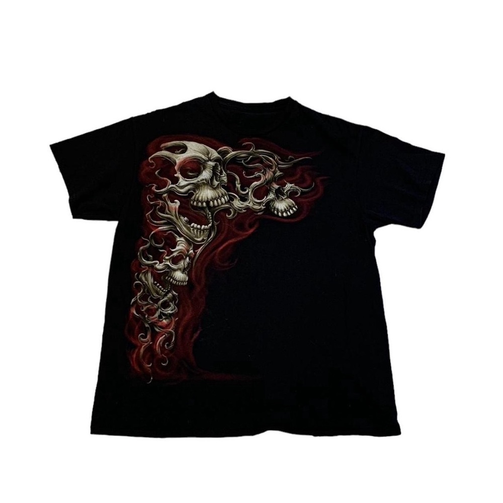 Vintage cyber2k affliction grunge style t shirt!
Size large!